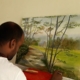 Landscape oil panting canvas