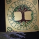 Картина энергетическая Мировое дерево Иггдрасиль с руническим кругом