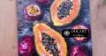 Papaya and passion fruit original oil painting