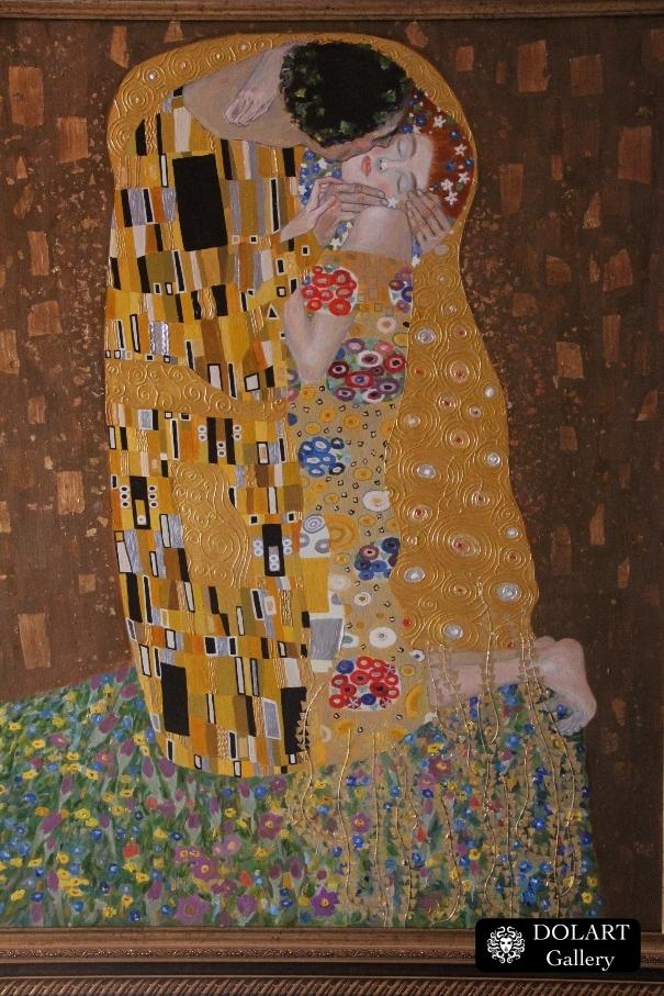 “Поцелуй” Густав Климт (копия)