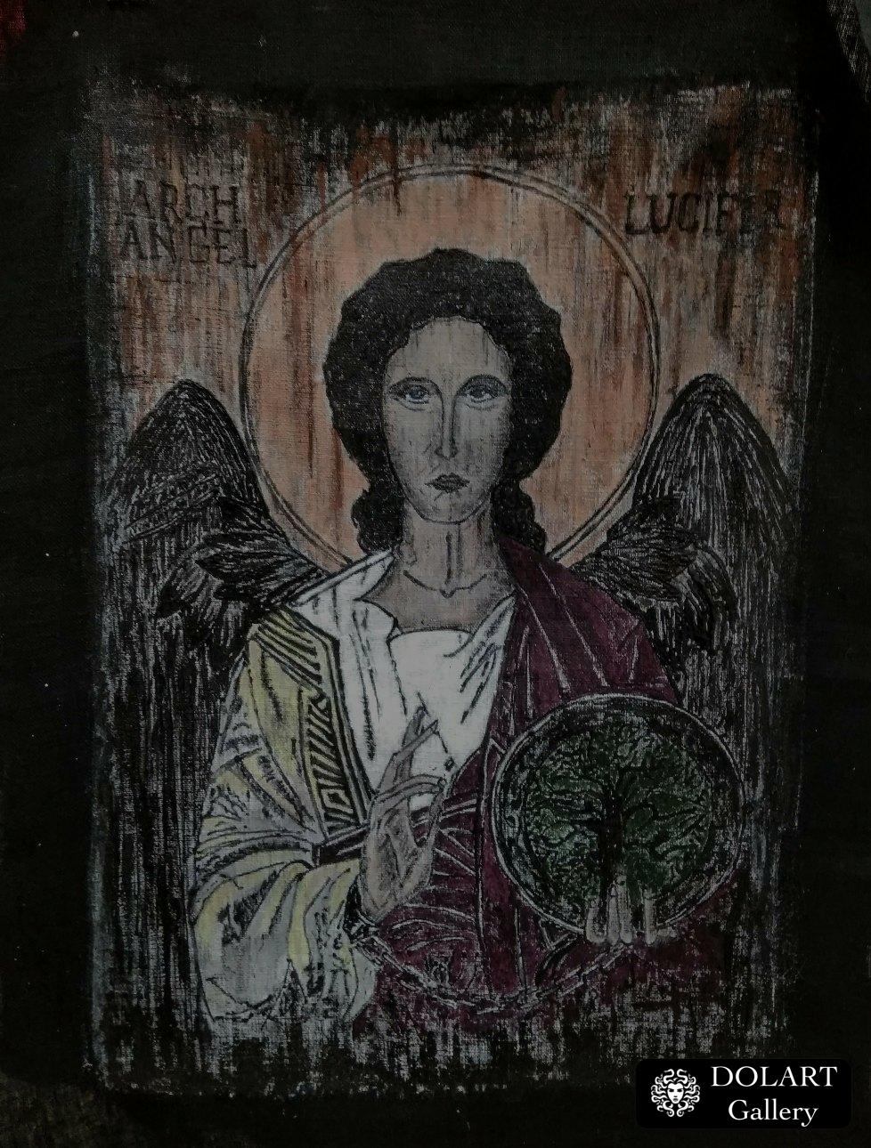 Arch Angel Lucifer The Lightbringer Icon