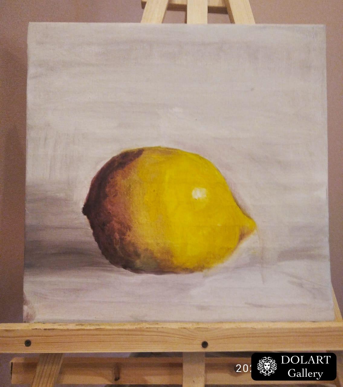 Картина маслом “Лимон”