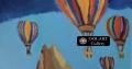 New Mexico Hot Air Balloon – 11″ x 14″ Canvas Painting