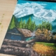 Painting Of kullu Mountain