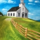 “A church on a hill”