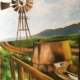 “Windmill on a farm”