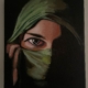 Arabian women acrylic painting