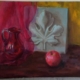 Still life in warm colors.