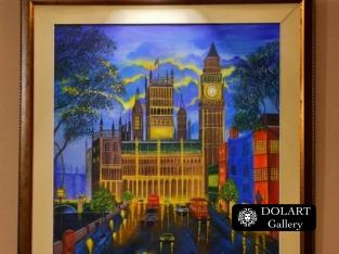 Beautiful painting of london landscpae